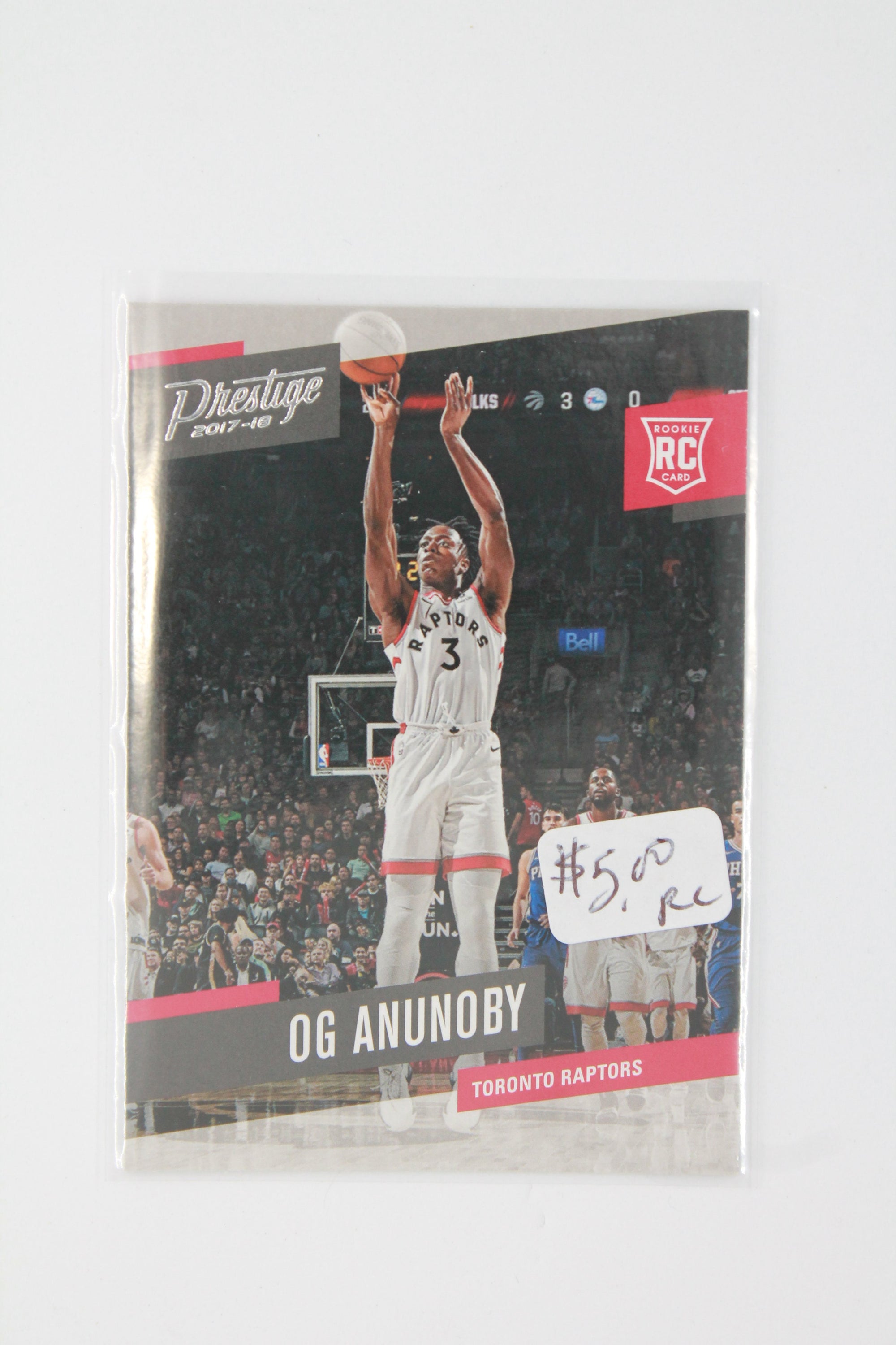 OG Anunoby 2017-18 Panini Prestige Rookie Card