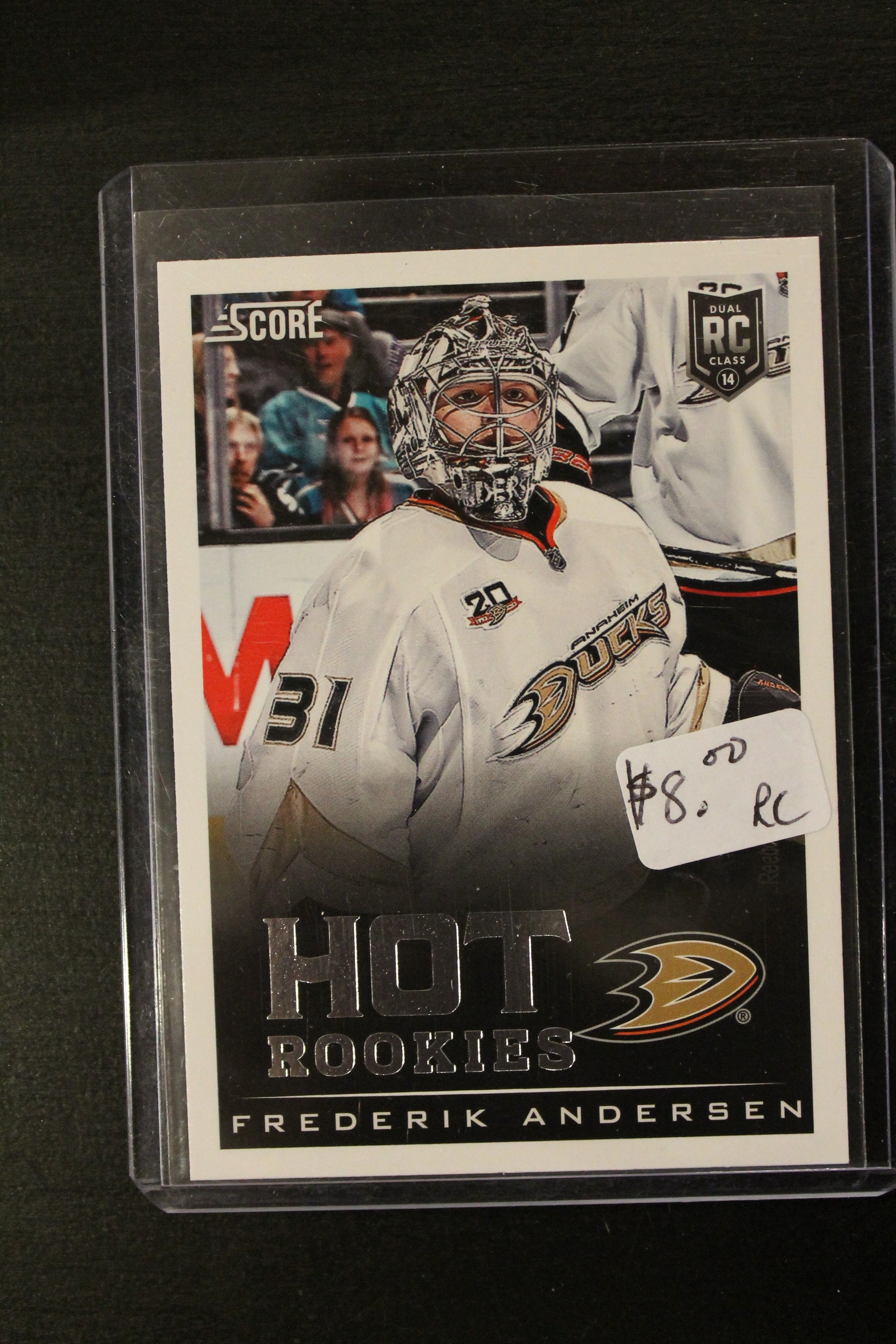 Frederik Andersen 2013-14 Panini Rookie Anthology - Score Update Rookie Card