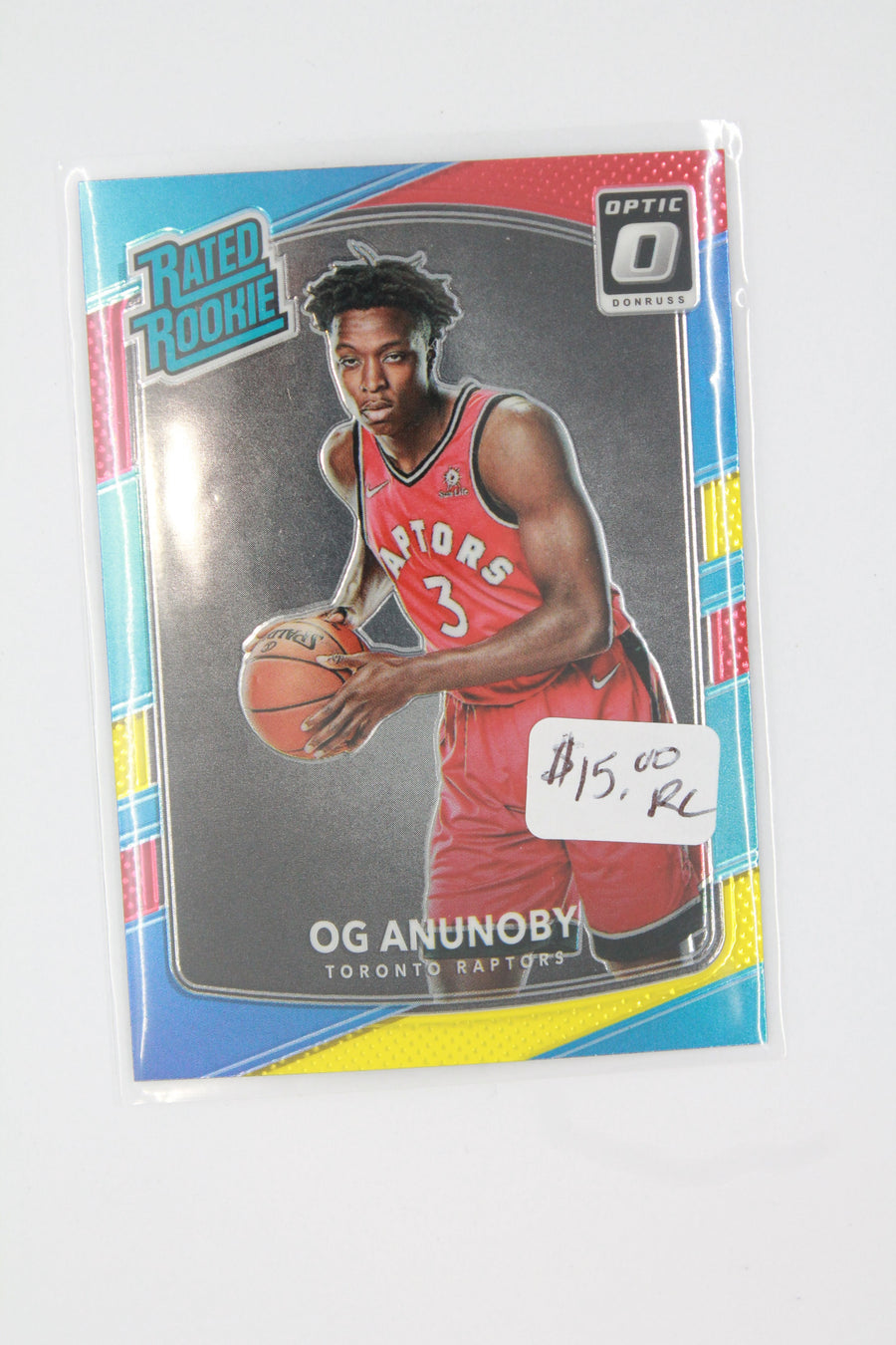 OG Anunoby 2017-18 Panini Donruss Optic - Mega Box Red/Yellow Rookie Card