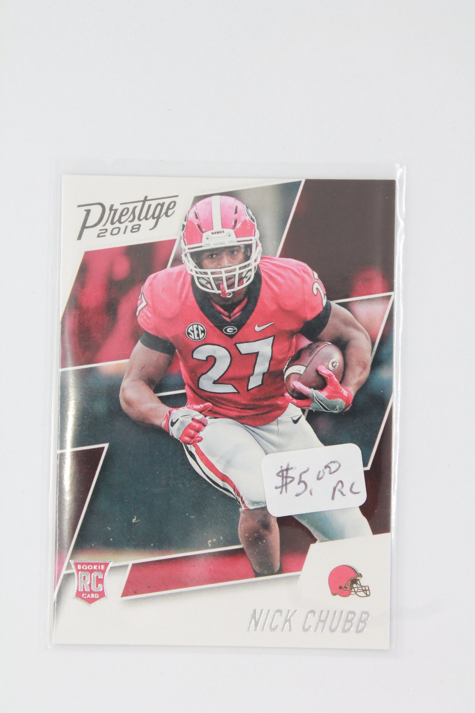 Nick Chubb 2018 Panini Prestige Rookie Card