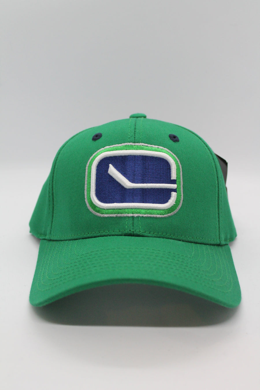 NHL Vancouver Canucks OTH Vintage Logo Green Flex Fit Hat