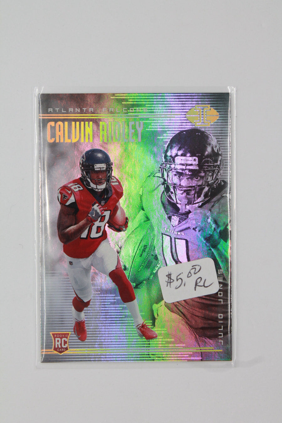 Julio Jones, Calvin Ridley 2018 Panini Illusions Rookie Card