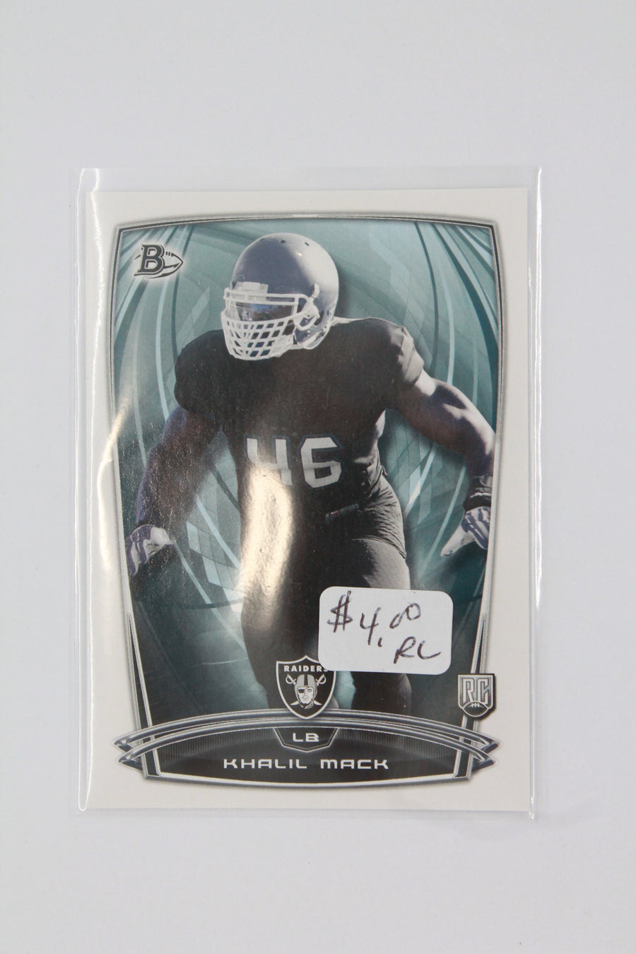 Khalil Mack 2014 Bowman Rookie Card