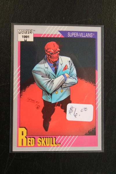 Red Skull 1991 Marvel Universe Series 2 (Impel) BASE Trading Card #90