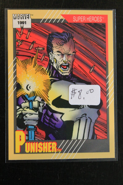 Punisher 1991 Marvel Universe Series 2 (Impel) BASE Trading Card #14
