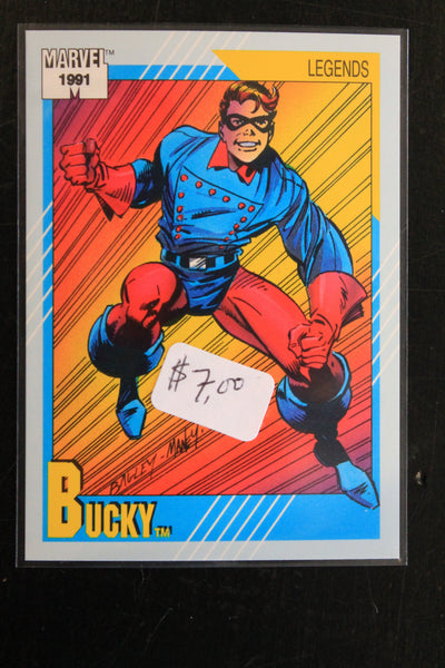 Bucky 1991 Marvel Universe Series 2 (Impel) BASE Trading Card #140