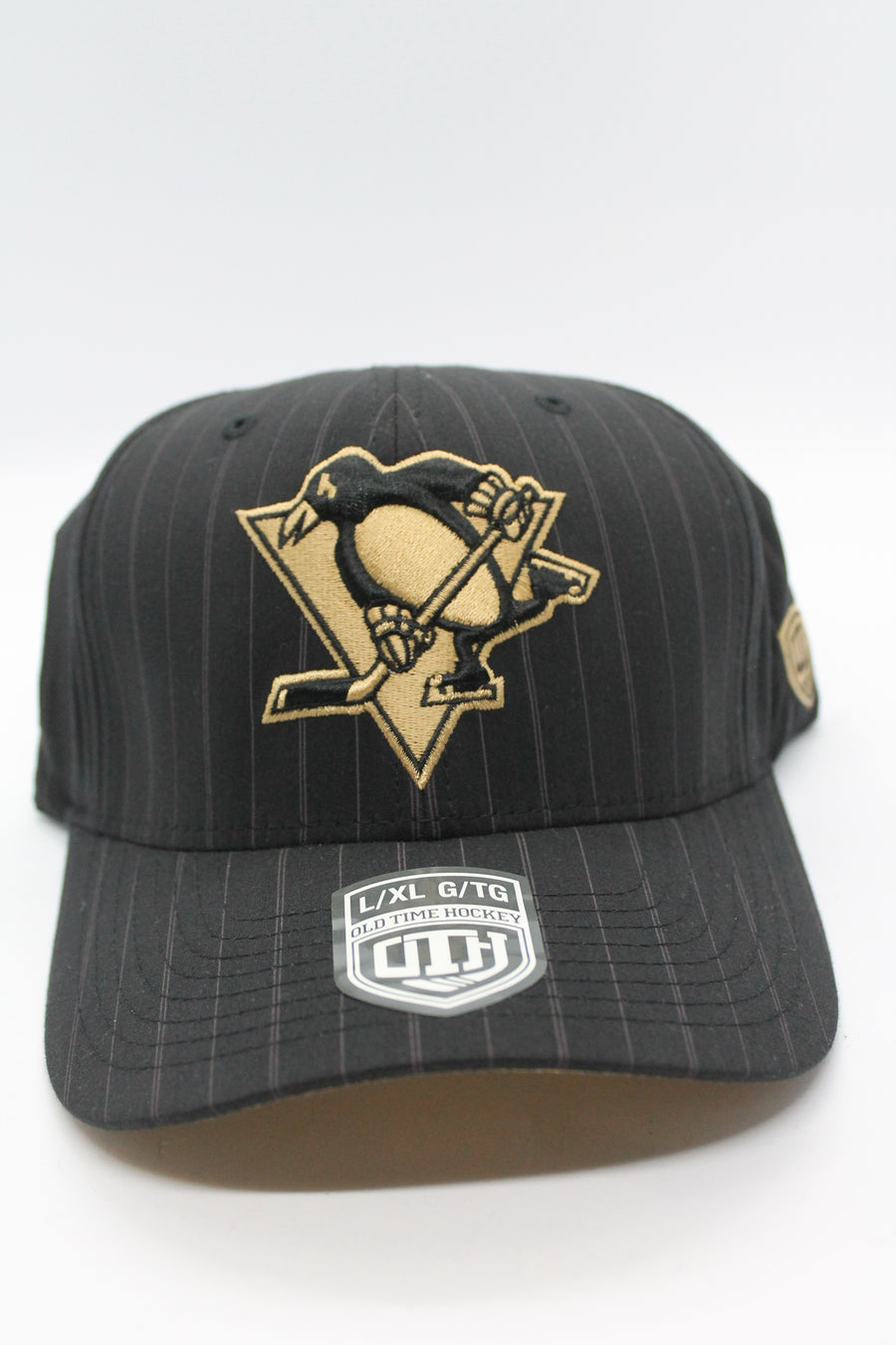 NHL Pittsburgh Penguins OTH Pinstripe Black/Gold Hat