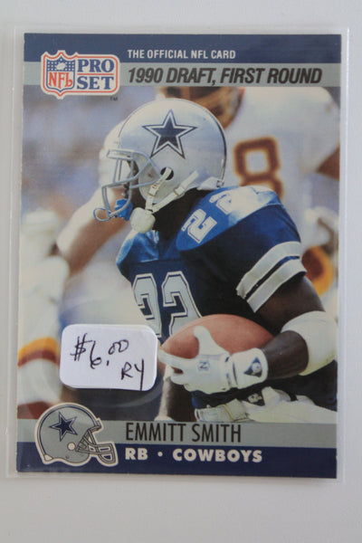 Emmitt Smith 1990 Pro Set - Rookie Year