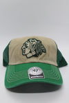 NHL Chicago Blackhawks 47 Brand Green St. Patty's Snapback Hat