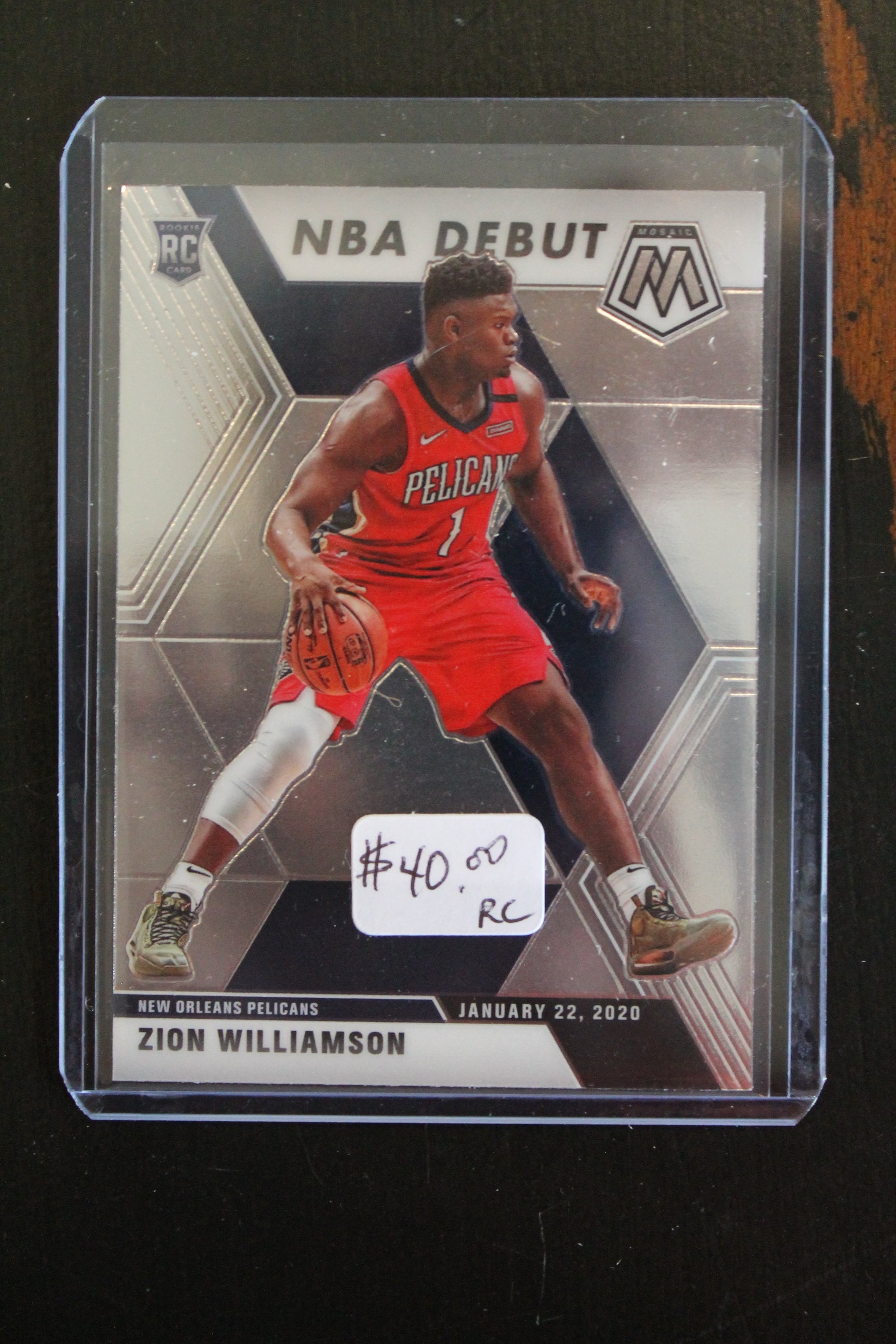 Zion Williamson 2019-20 Panini Mosaic Rookie Card