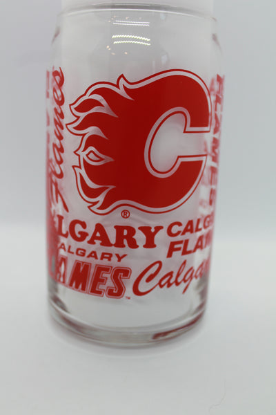NHL Calgary Flames 16 oz Spirit Can Glass