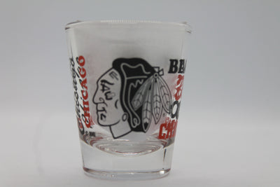 NHL Chicago Blackhawks 2 oz Shot Glass