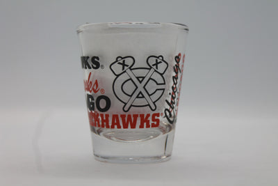 NHL Chicago Blackhawks 2 oz Shot Glass