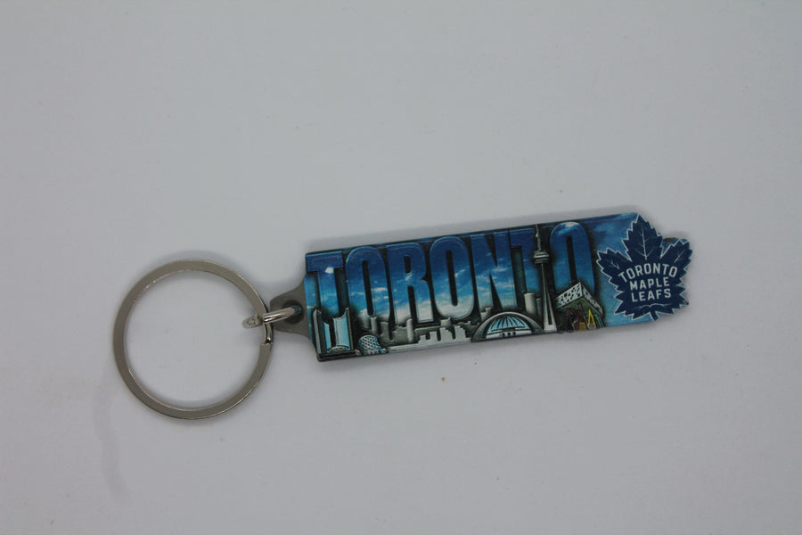 NHL Toronto Maple Leafs Cityscape Keychain