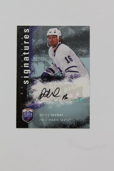 Darcy Tucker 2007-08 Upper Deck Be a Player - Signatures - Autographed Card