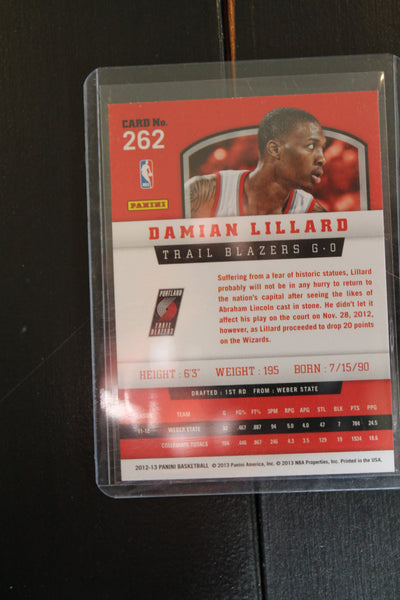 Damian Lillard 2012-13 Panini Rookie Card