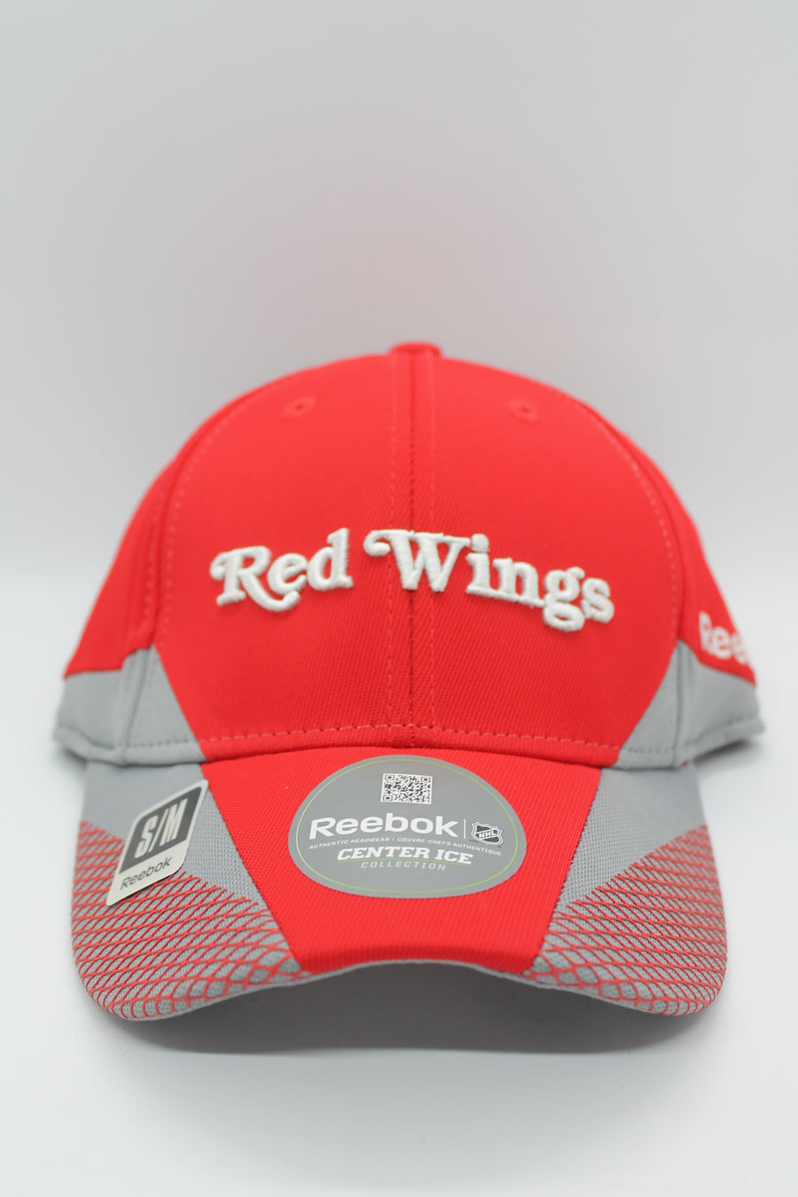 NHL Detroit Red Wings Reebok Center Ice Stretch Fit Hat