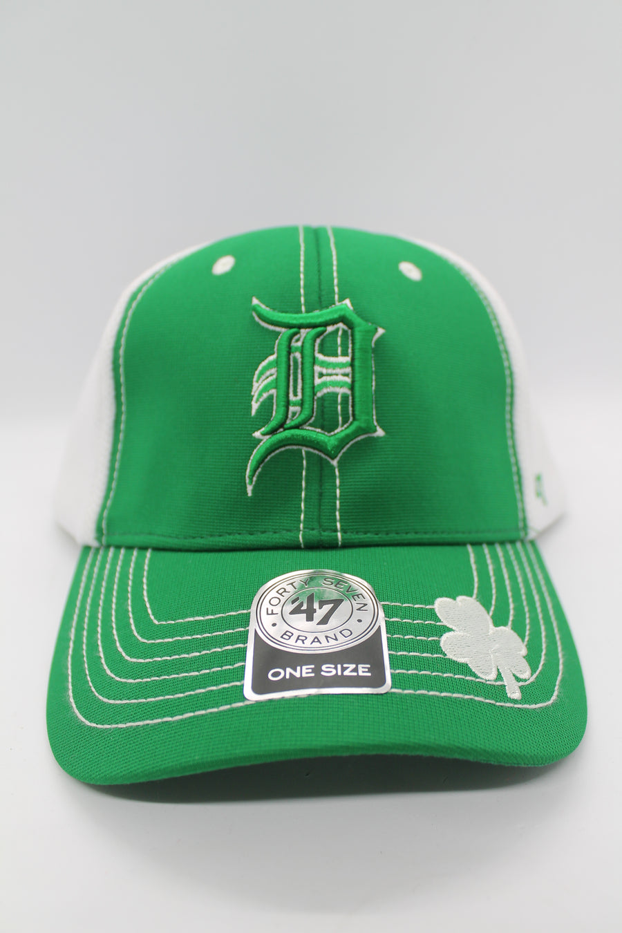 MLB Detroit Tigers 47 Brand Green St. Patty's Adjustable Hat