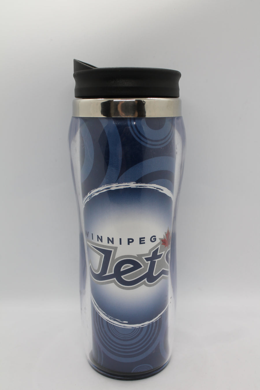 NHL Winnipeg Jets Plastic Travel Mug with Lid