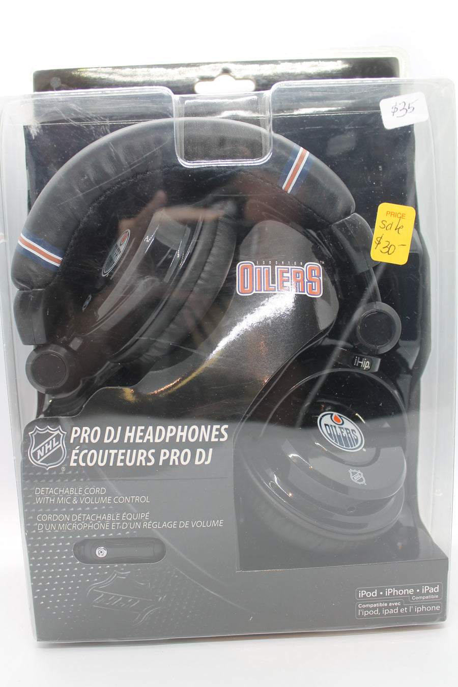 NHL Edmonton Oilers iHip Pro DJ Headphones- SALE