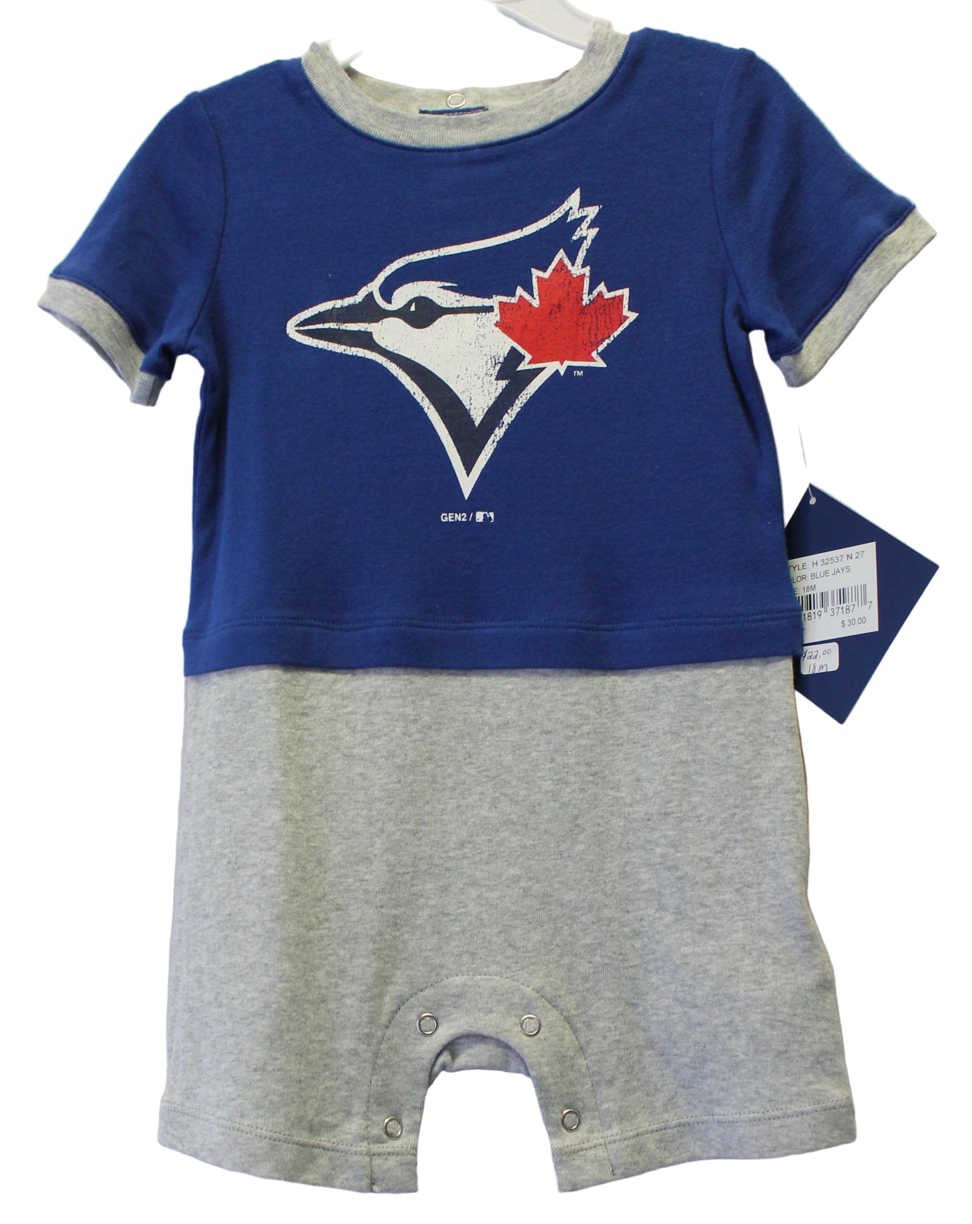 MLB Toronto Blue Jays Baby Romper Bodysuit