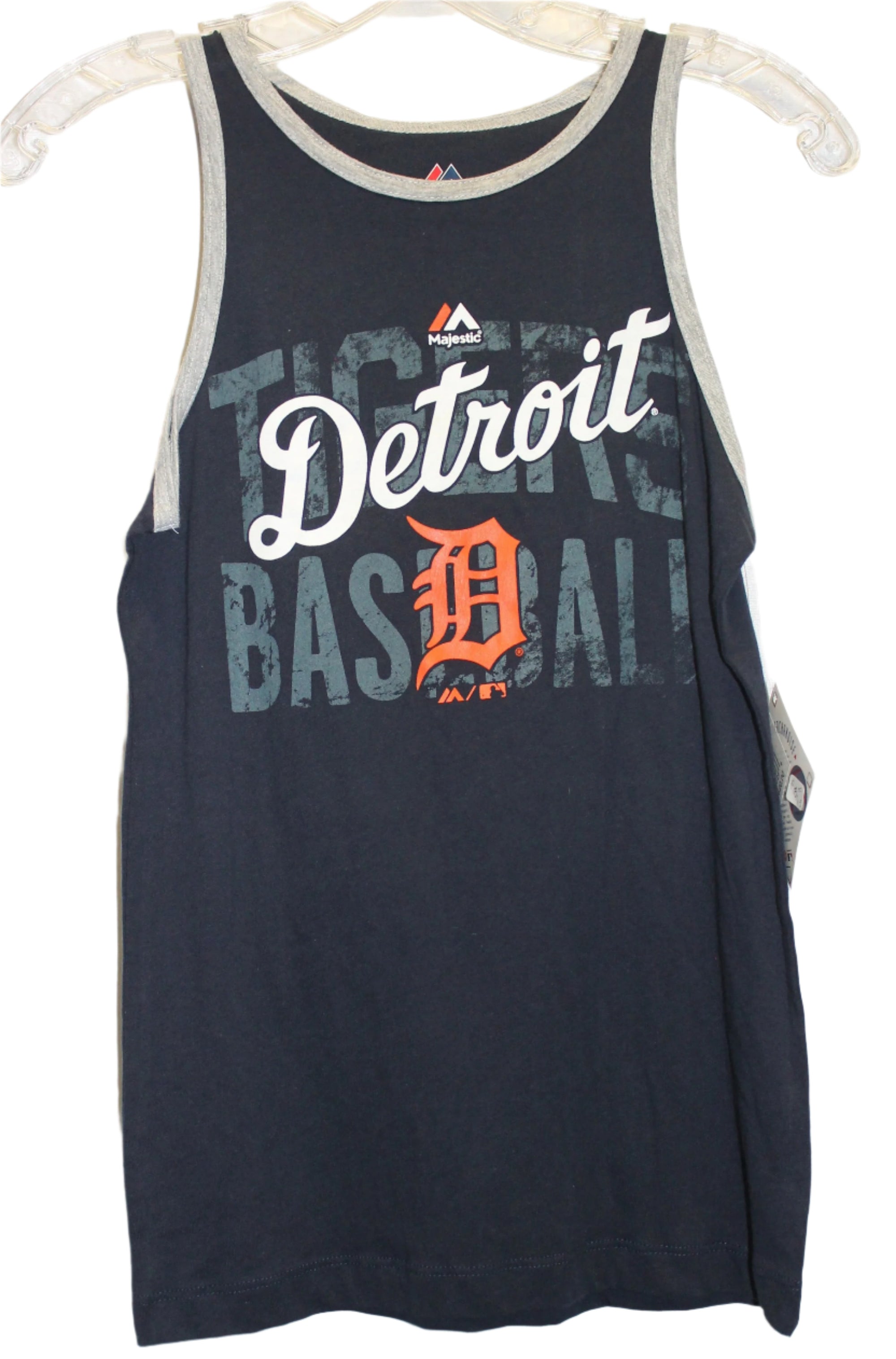 MLB Detroit Tigers Youth Majestic Muscle Tank