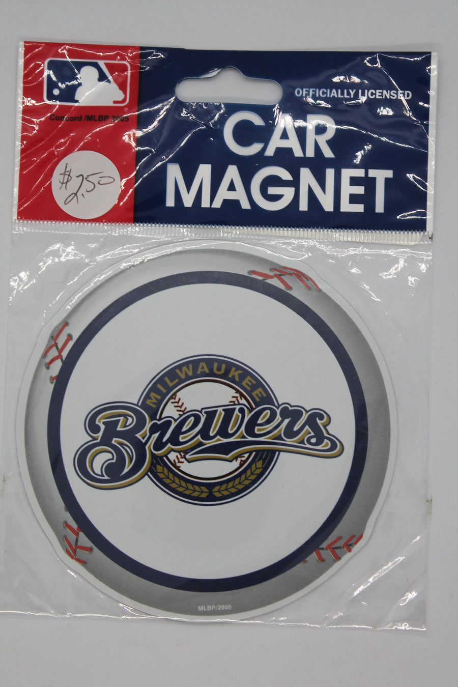 MLB Milwaukee Brewers Car Magnet