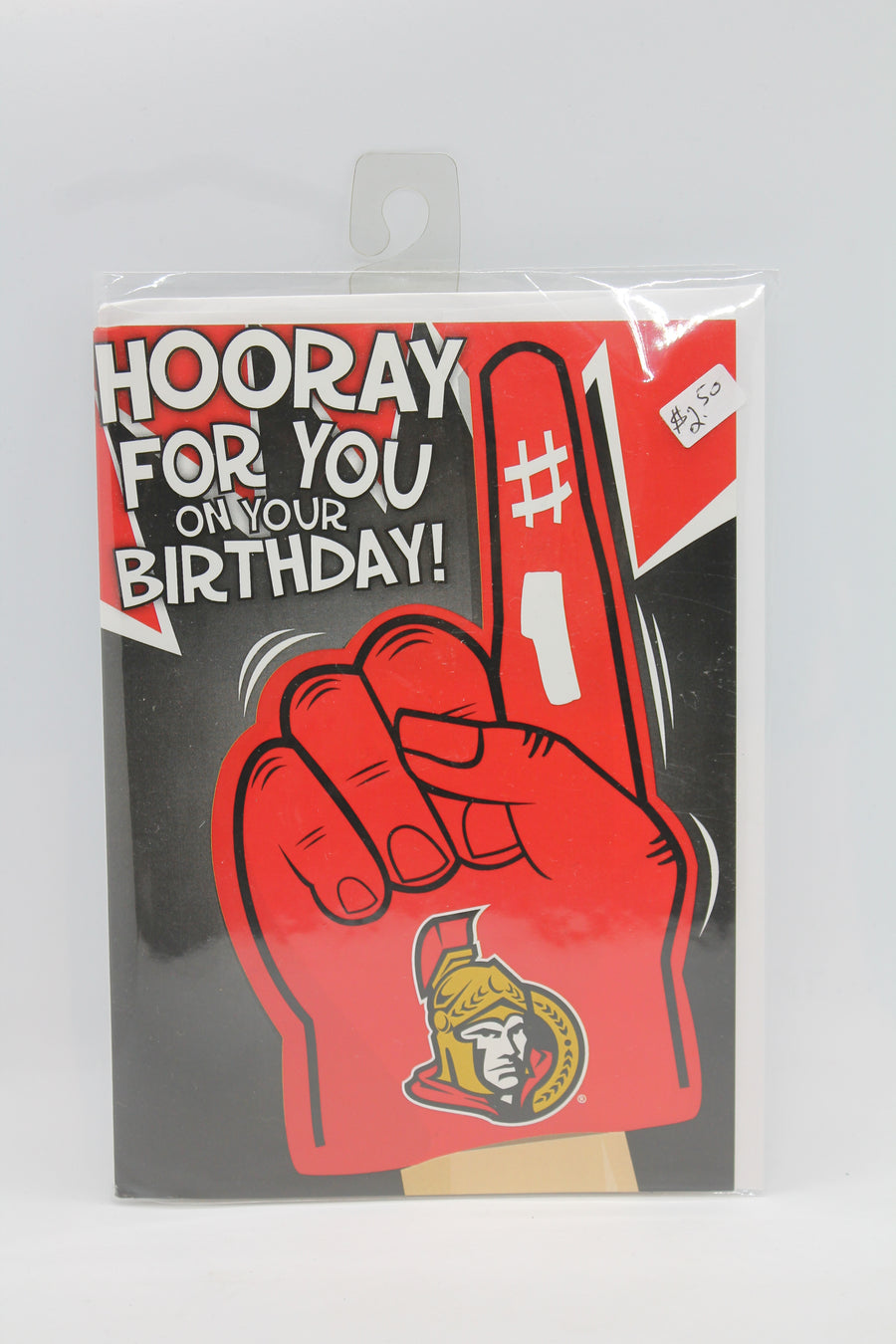 NHL Ottawa Senators Birthday Card
