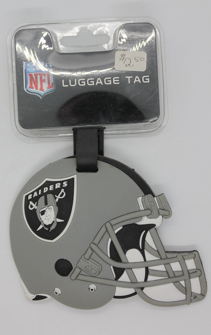 NFL Las Vegas Raiders Jumbo Helmet Luggage Tag