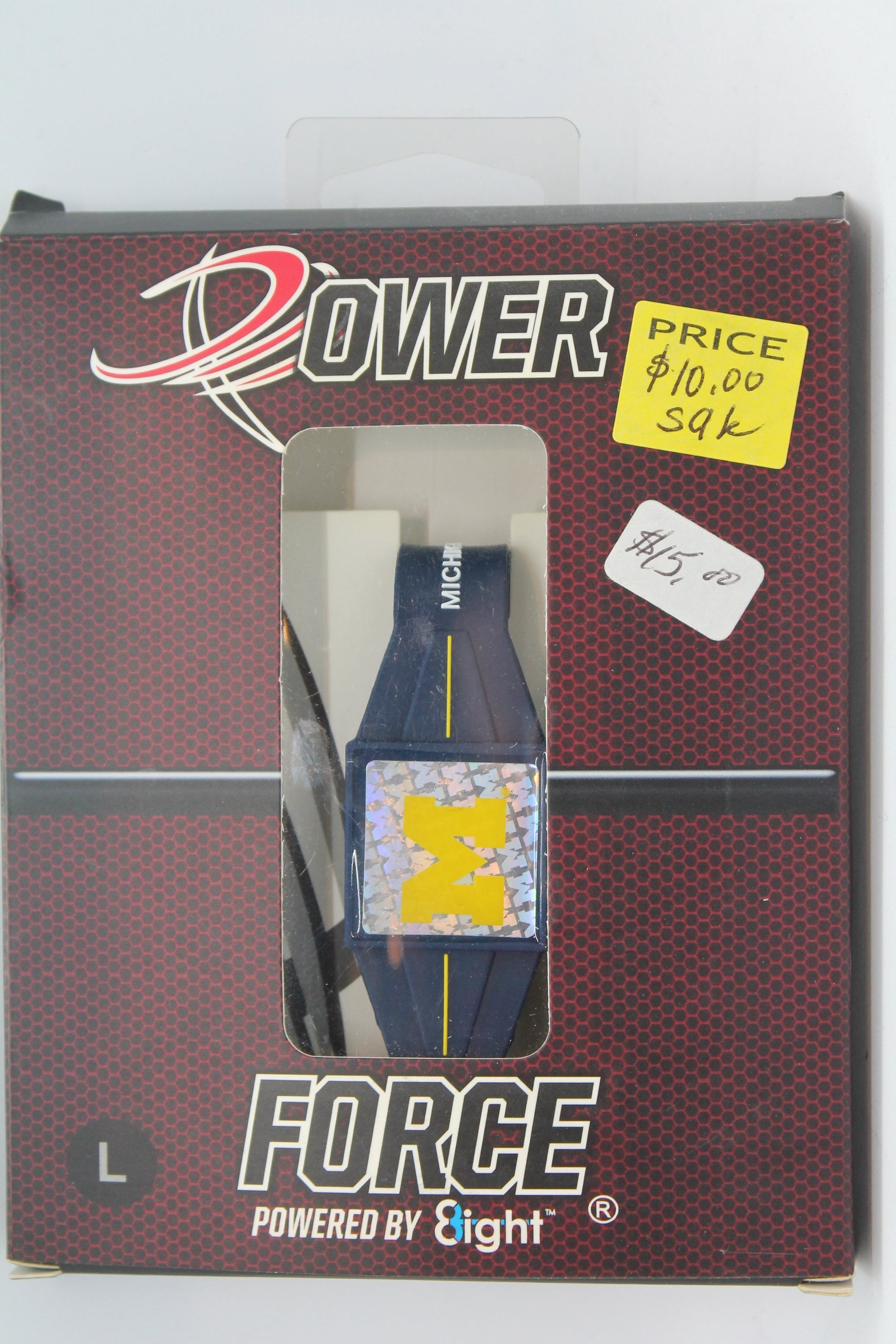 NCAA Michigan Wolverines Power Force Bracelet- SALE