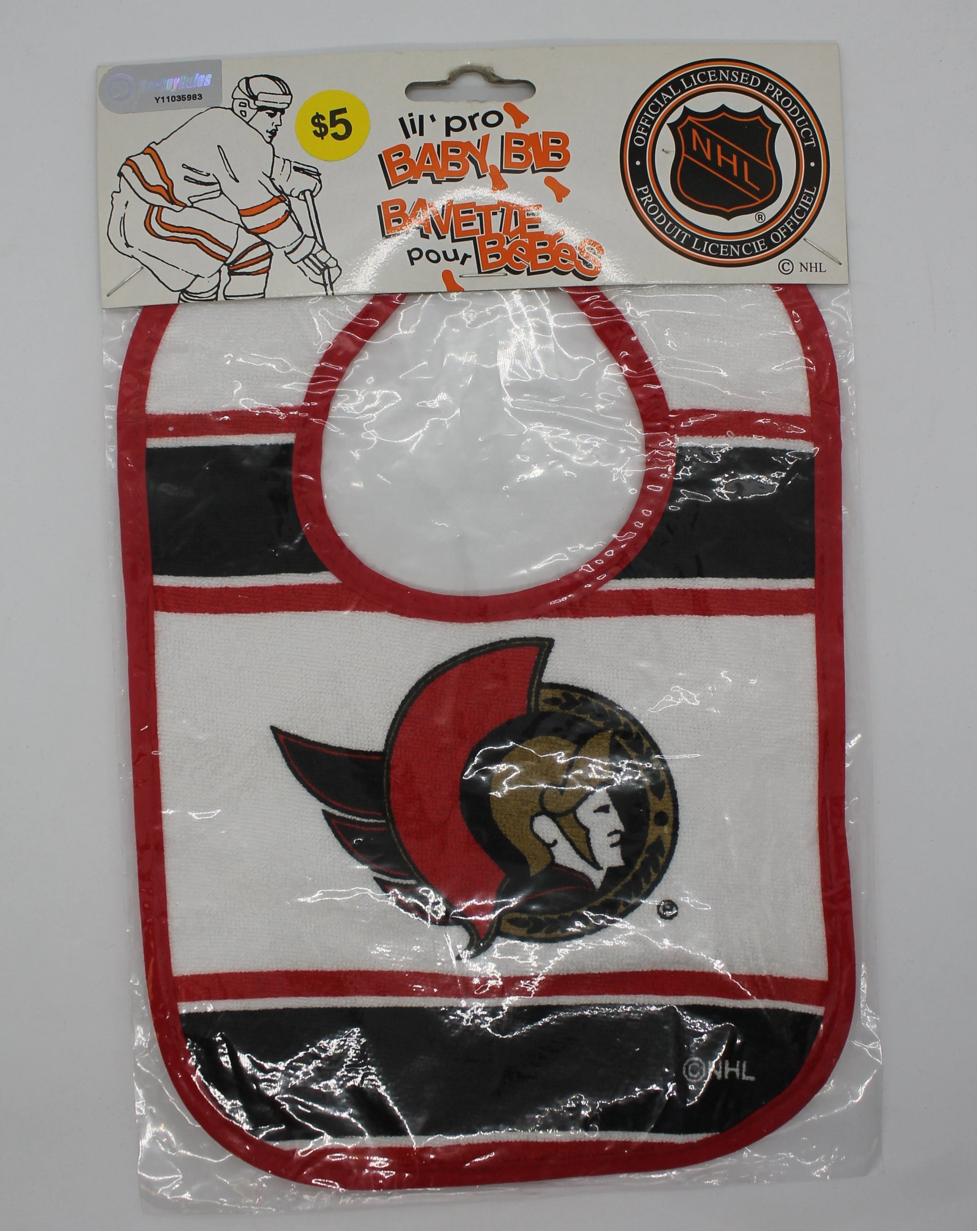 NHL Ottawa Senators Baby Bib