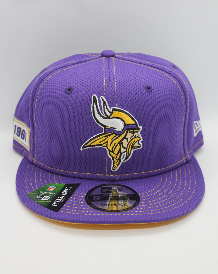NFL Minnesota Vikings On-Field New Era 9Fifty Snapback Hat