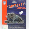 NFL Denver Broncos Adhesive Chrome Logo