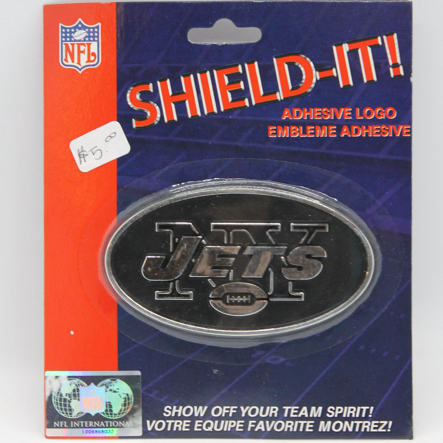 NFL New York Jets Adhesive Chrome Logo