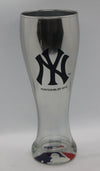 MLB New York Yankees Chrome Pilsner Glass