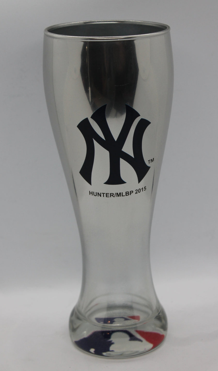 MLB New York Yankees Chrome Pilsner Glass