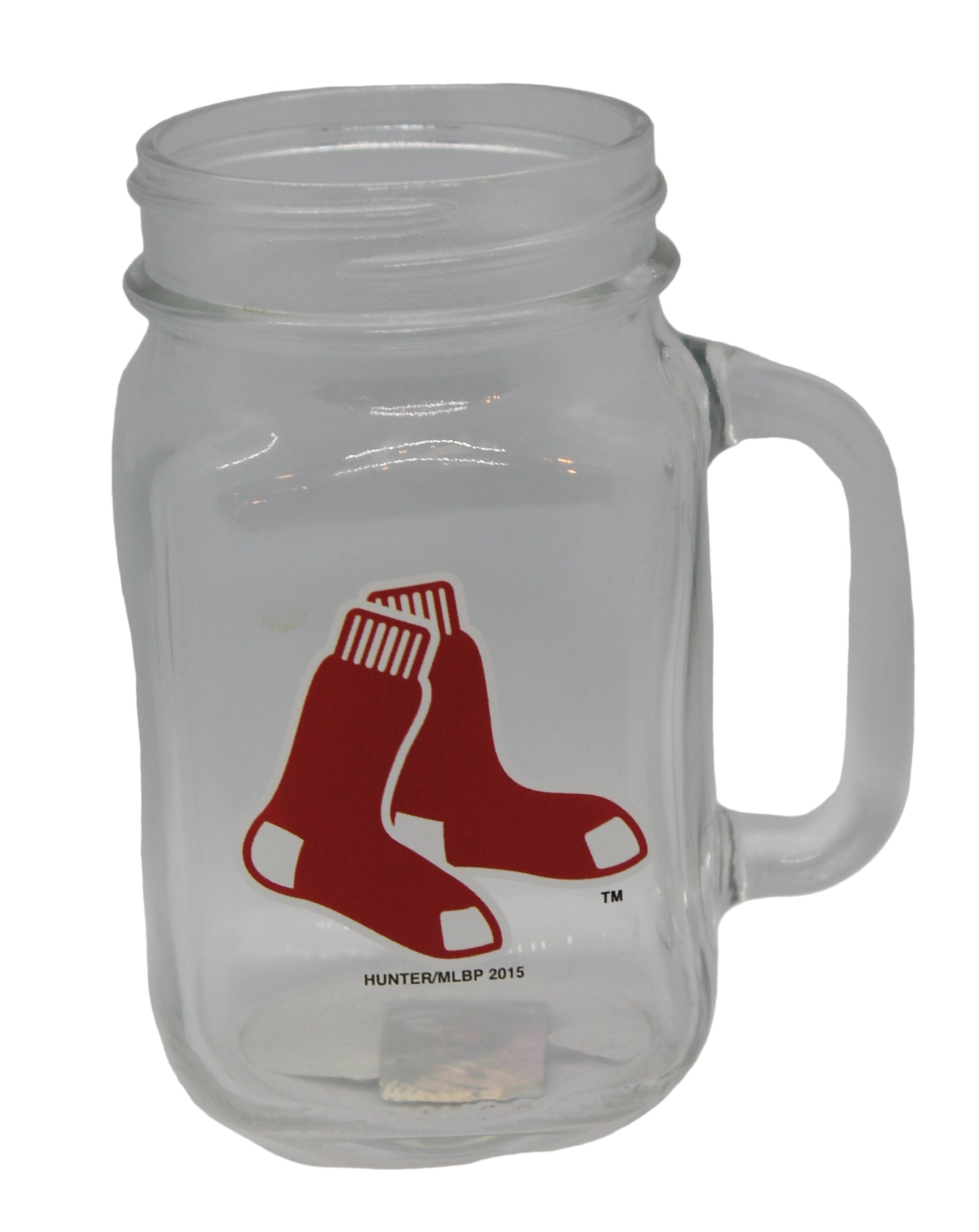 MLB Boston Red Sox Mason Jar Glass