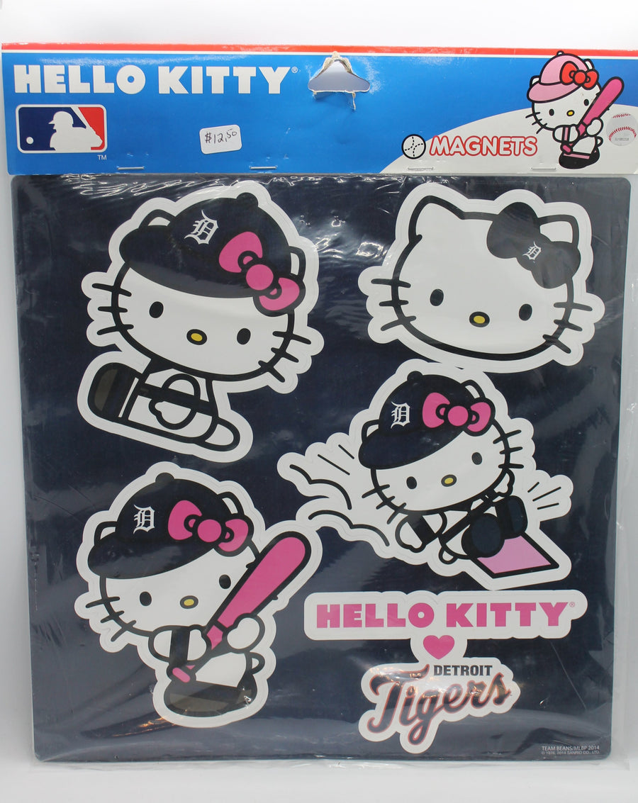 MLB Detroit Tigers Hello Kitty Magnets