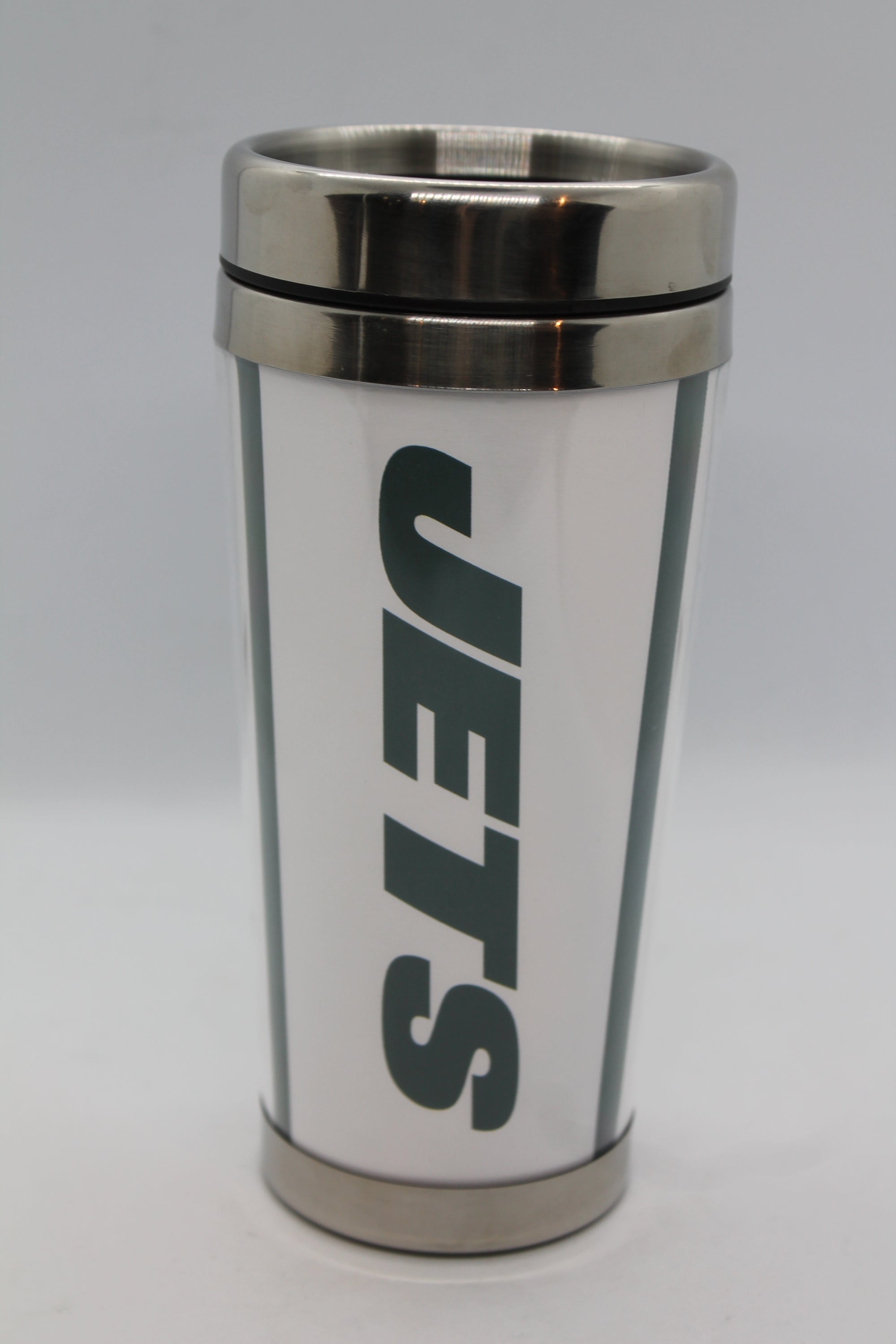 NFL New York Jets Plastic Travel Mug with Lid