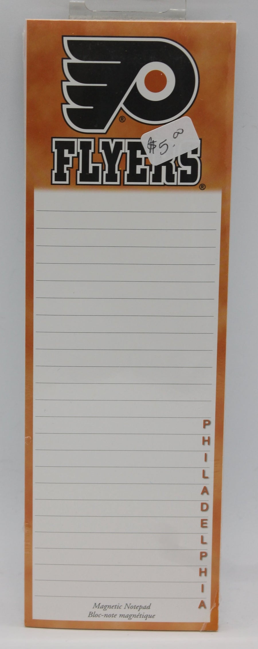 NHL Philadelphia Flyers Magnetic Notepad