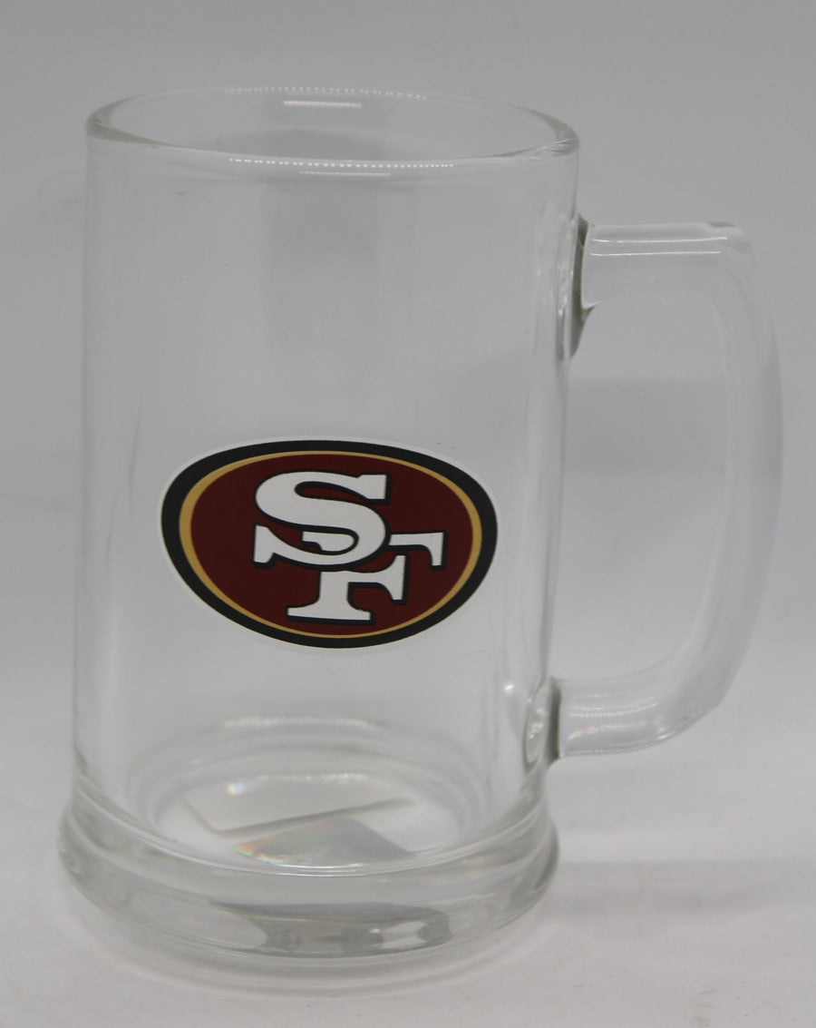 NFL San Francisco 49ers 15oz Glass Sports Mug
