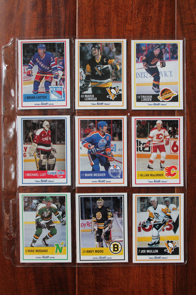 1990-91 Kraft Dinner NHL Hockey Factory Card Set