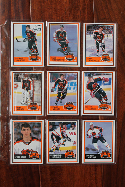 1990-91 Kraft Dinner NHL Hockey Factory Card Set