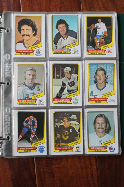 1976-77 O-PEE-CHEE WHA Hockey Set 132/132 cards