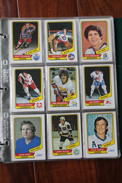 1976-77 O-PEE-CHEE WHA Hockey Set 132/132 cards