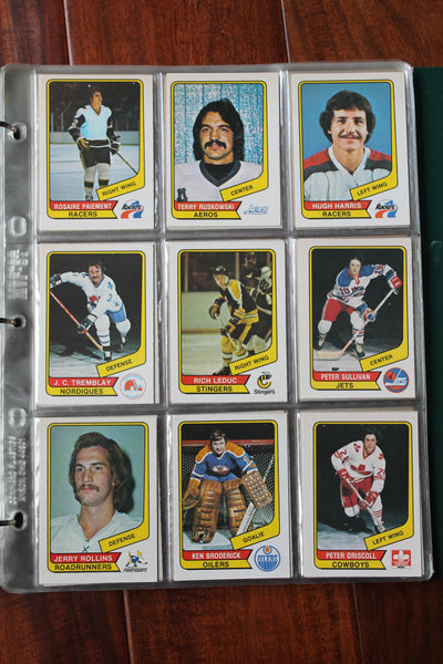 1976-77 O-PEE-CHEE WHA Hockey Set 132/132 cards