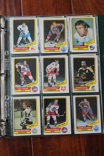 1976-77 O-PEE-CHEE WHA Hockey Set 132/132 cards