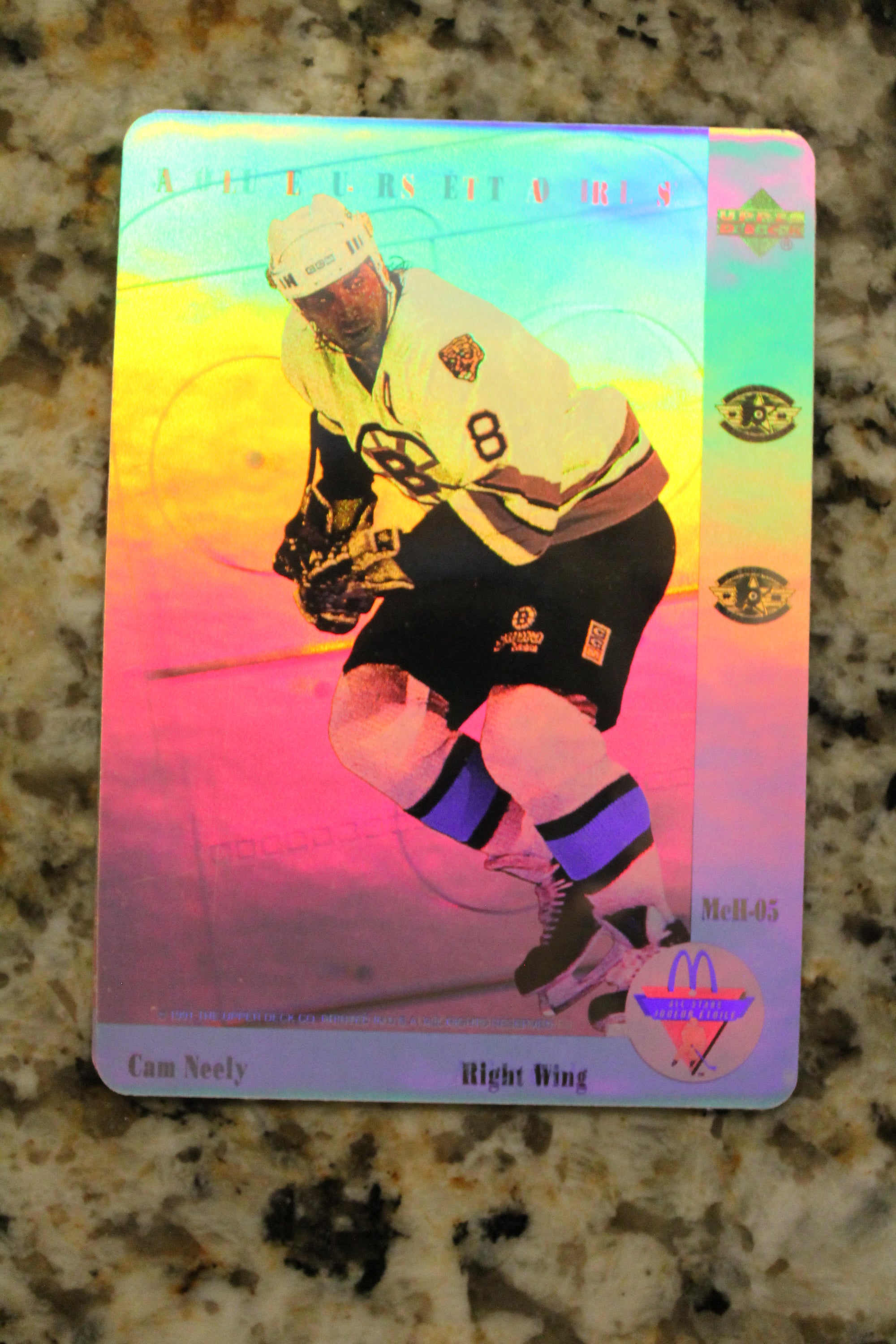 1991-92 McDonalds Upper Deck NHL Hockey 6 Card Hologram Set