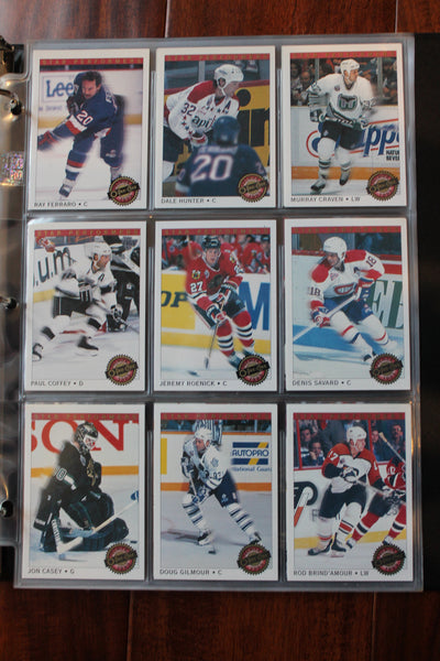 1992-93 O-Pee-Chee Premier Complete Set #1-132 + SP1-SP4 + Star Performers #1-22