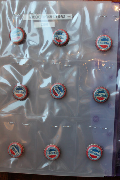 1980-81 Quebec Nordiques Pepsi Caps - 17 Caps